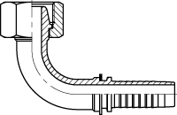 METRIC 90° BEND FEMALE - imagine 3