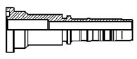 J518 FLANGE STRAIGHT SAE3