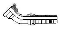 J518 FLANGE 45° SAE3