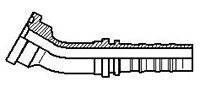 J518 FLANGE 30° SAE3