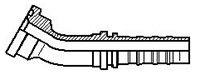 J518 FLANGE 30° SAE6