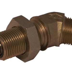 45°ELBOW FITTING ORFS – ORFS BULKHEAD