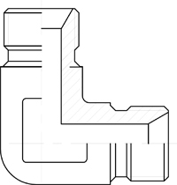 ELBOW 90° ADAPTOR G M – G M - imagine 3