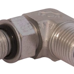 ADJUSTABLE 90° ELBOW FITTING UNF THREAD
